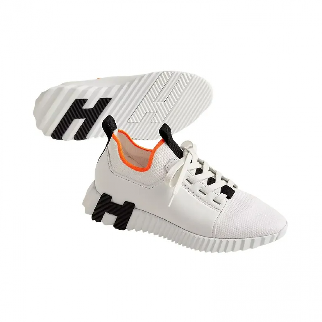 Кроссовки Hermes Depart Low Top Black White H231005Z-90
