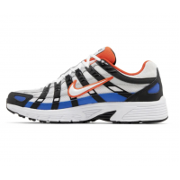 Nike P-6000 White Team Orange Racer Blue