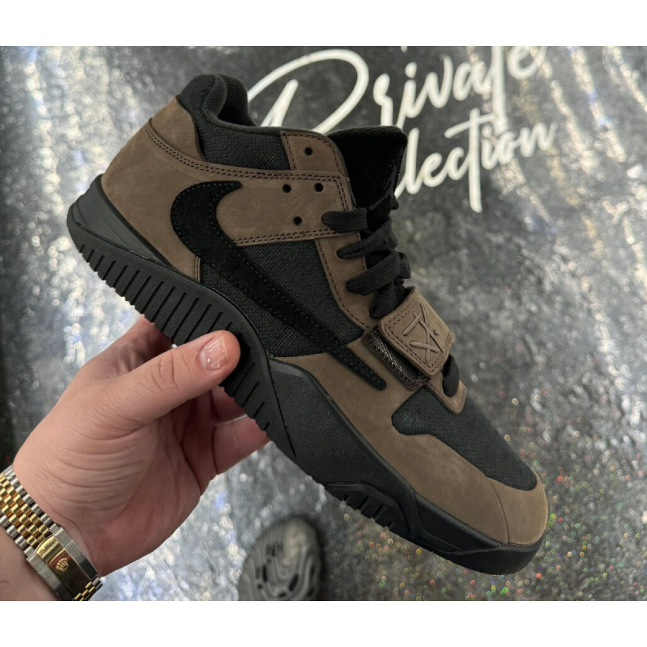 Кроссовки Travis Scott x Jordan Jumpman Jack «Dark Mocha» FZ8117-204
