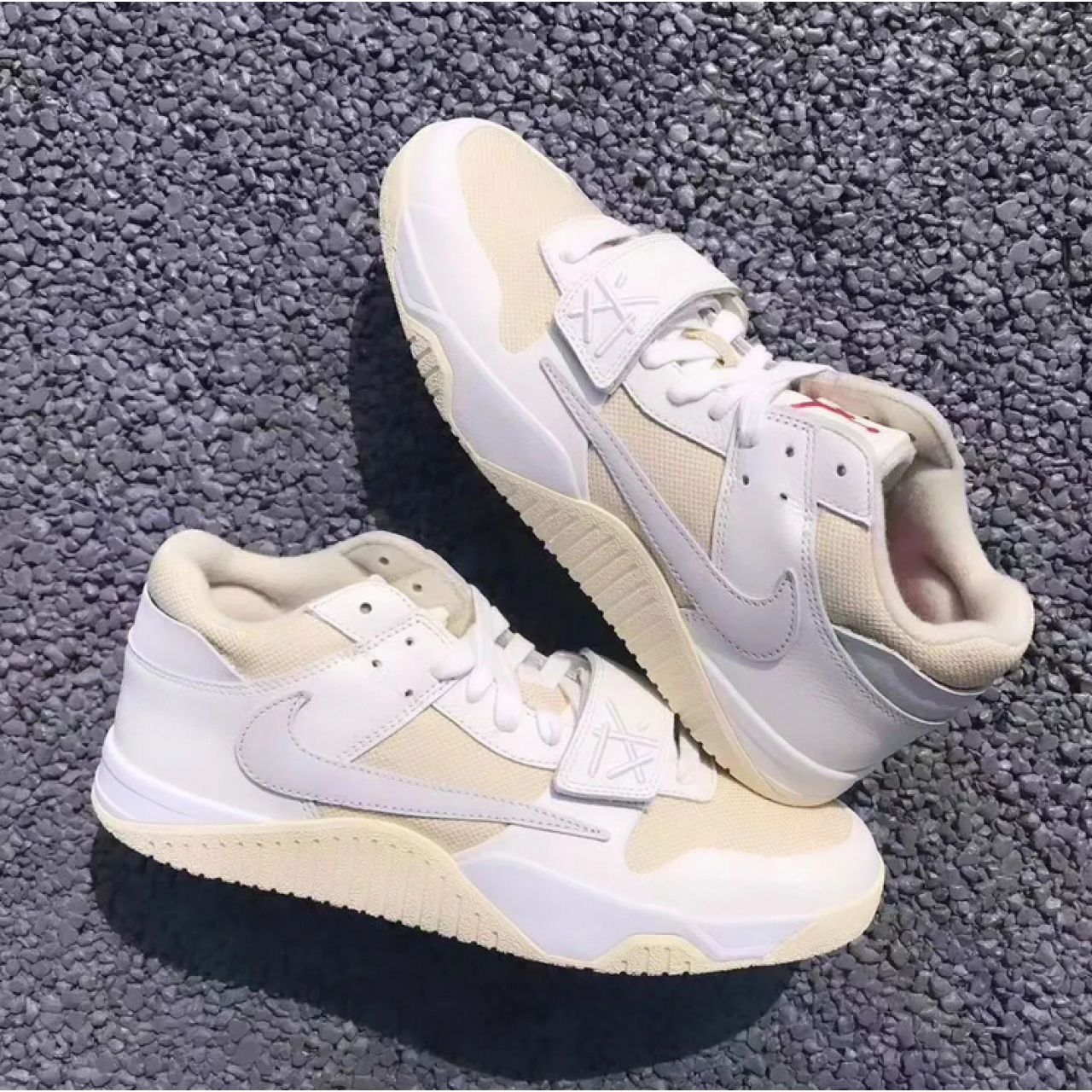 Travis Scott x Jordan Jumpman Jack  White Cream
