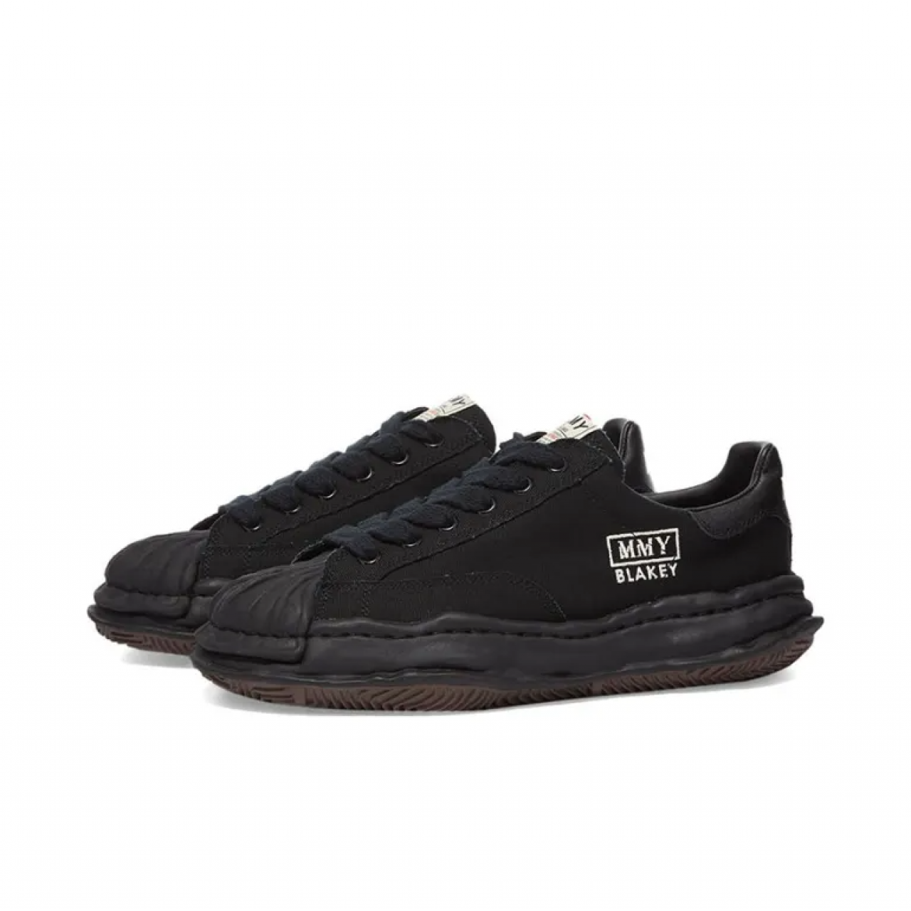 Кроссовки Maison Mihara Yasuhiro Blakey OG Sole Canvas Low Black 