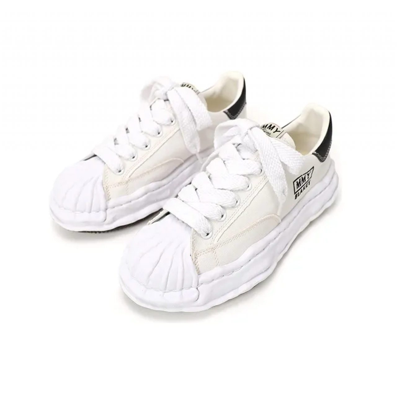 Кроссовки Maison Mihara Yasuhiro Blakey OG Sole Canvas Low White