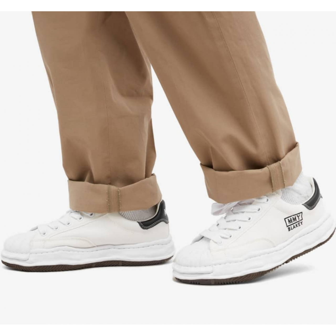 Кроссовки Maison Mihara Yasuhiro Blakey OG Sole Canvas Low White