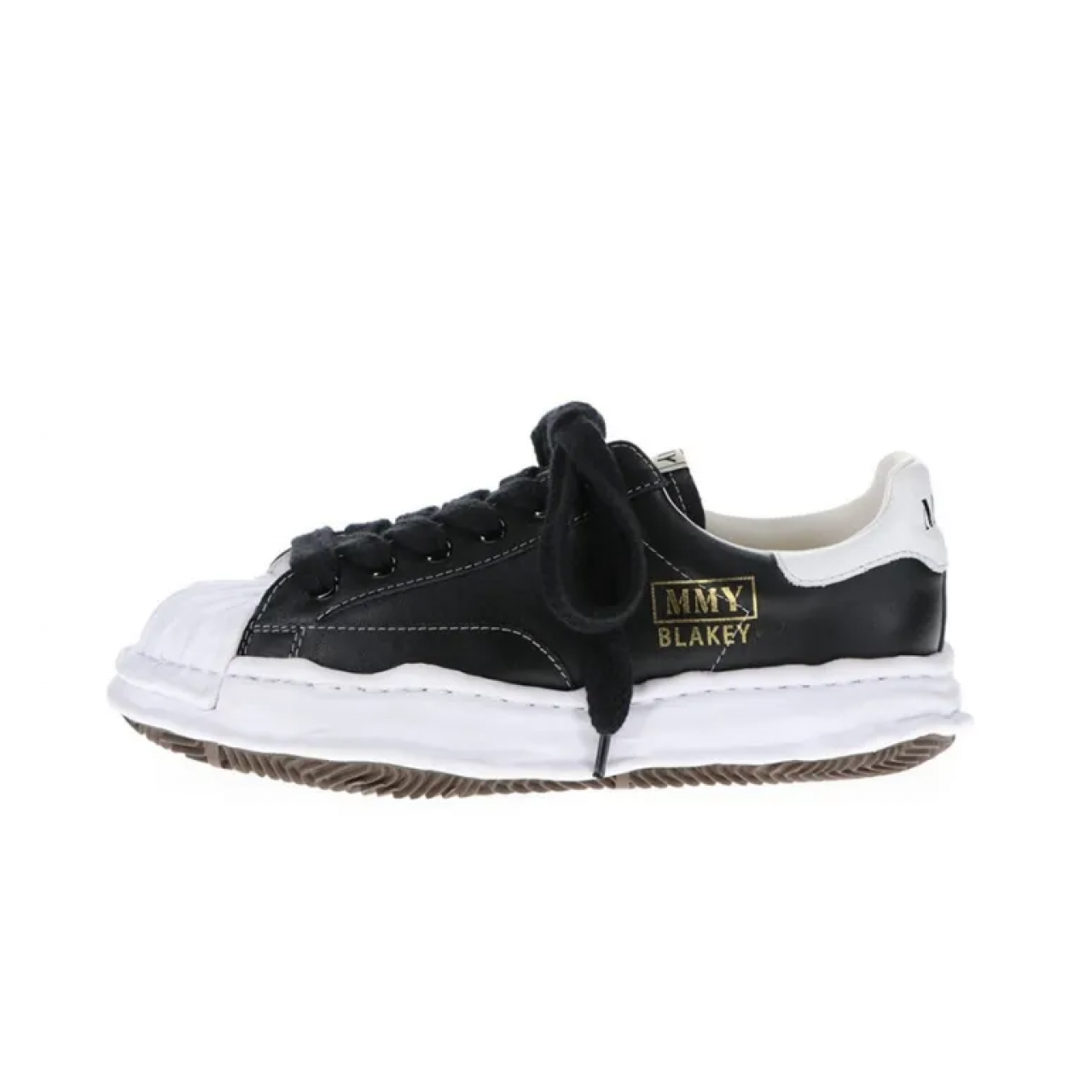 Кроссовки Maison Mihara Yasuhiro Blakey OG Sole Leather Low Black