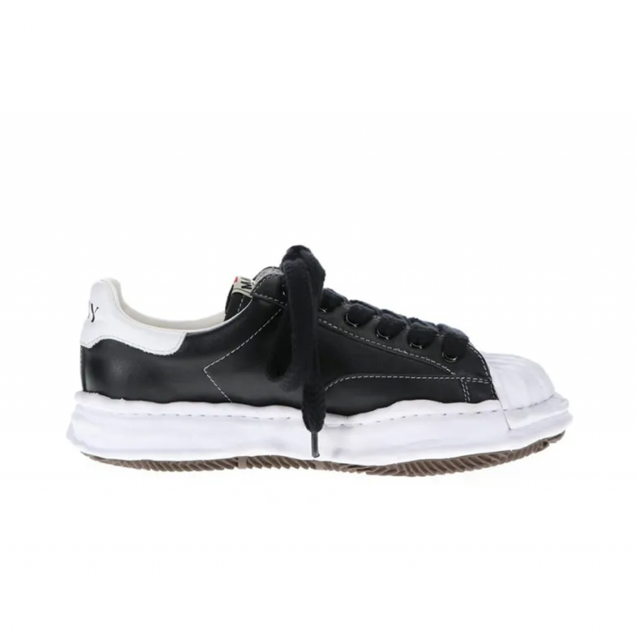 Кроссовки Maison Mihara Yasuhiro Blakey OG Sole Leather Low Black