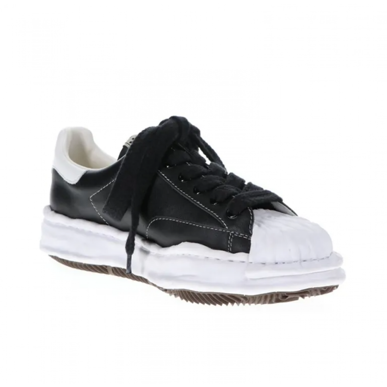 Кроссовки Maison Mihara Yasuhiro Blakey OG Sole Leather Low Black
