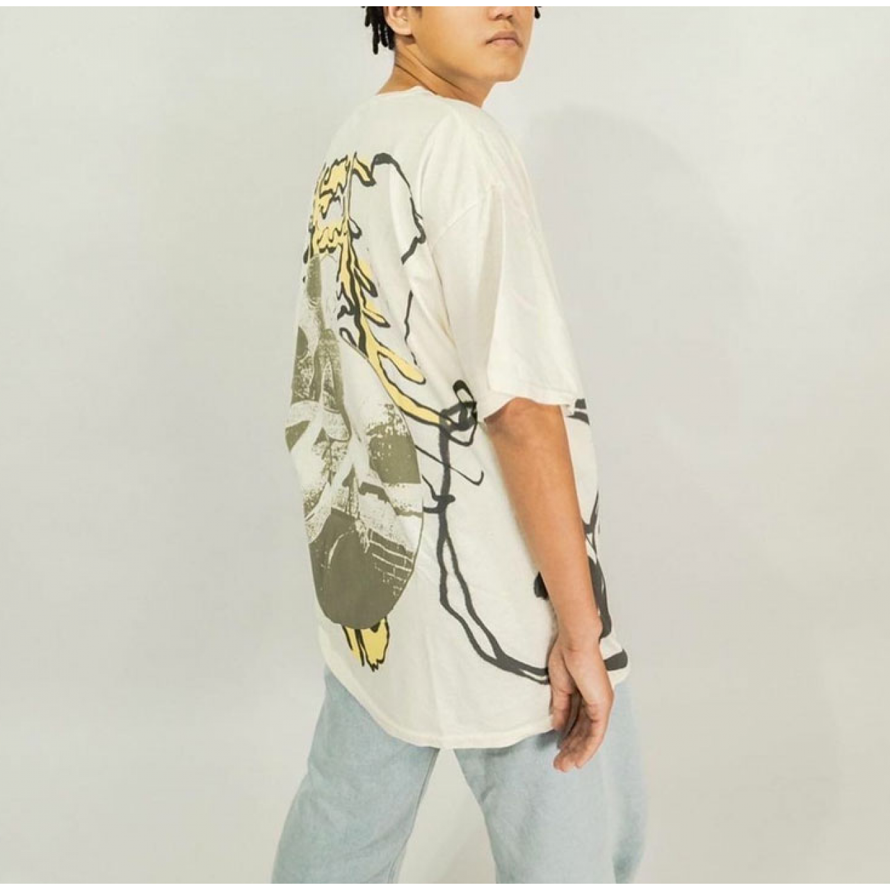 Футболка Cactus Jack Travis Scott x KAWS For Fragment Tee Vintage Wash CJFR SS01