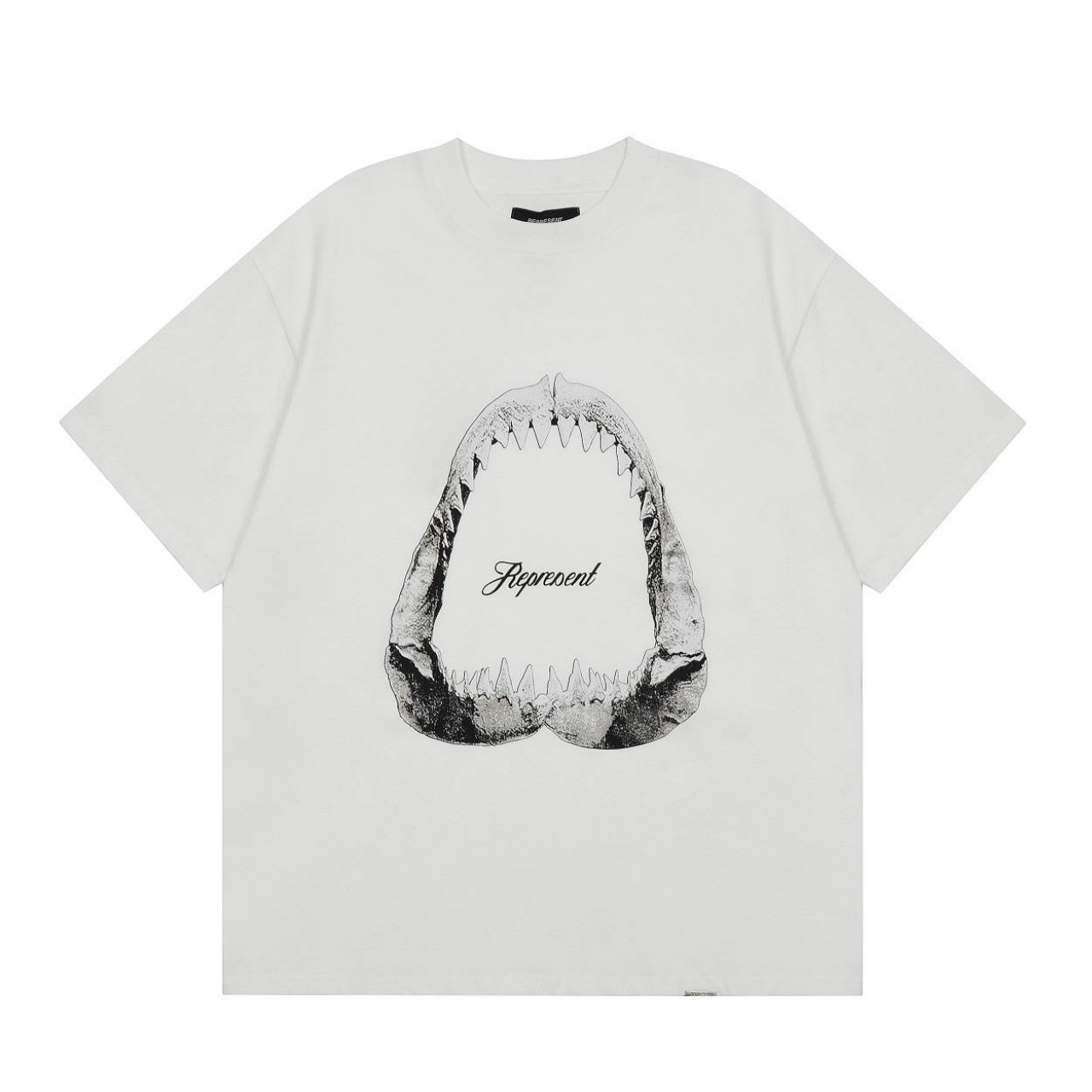 Футболка Represent Shark Jaws T-Shirt Flat White M05237-72