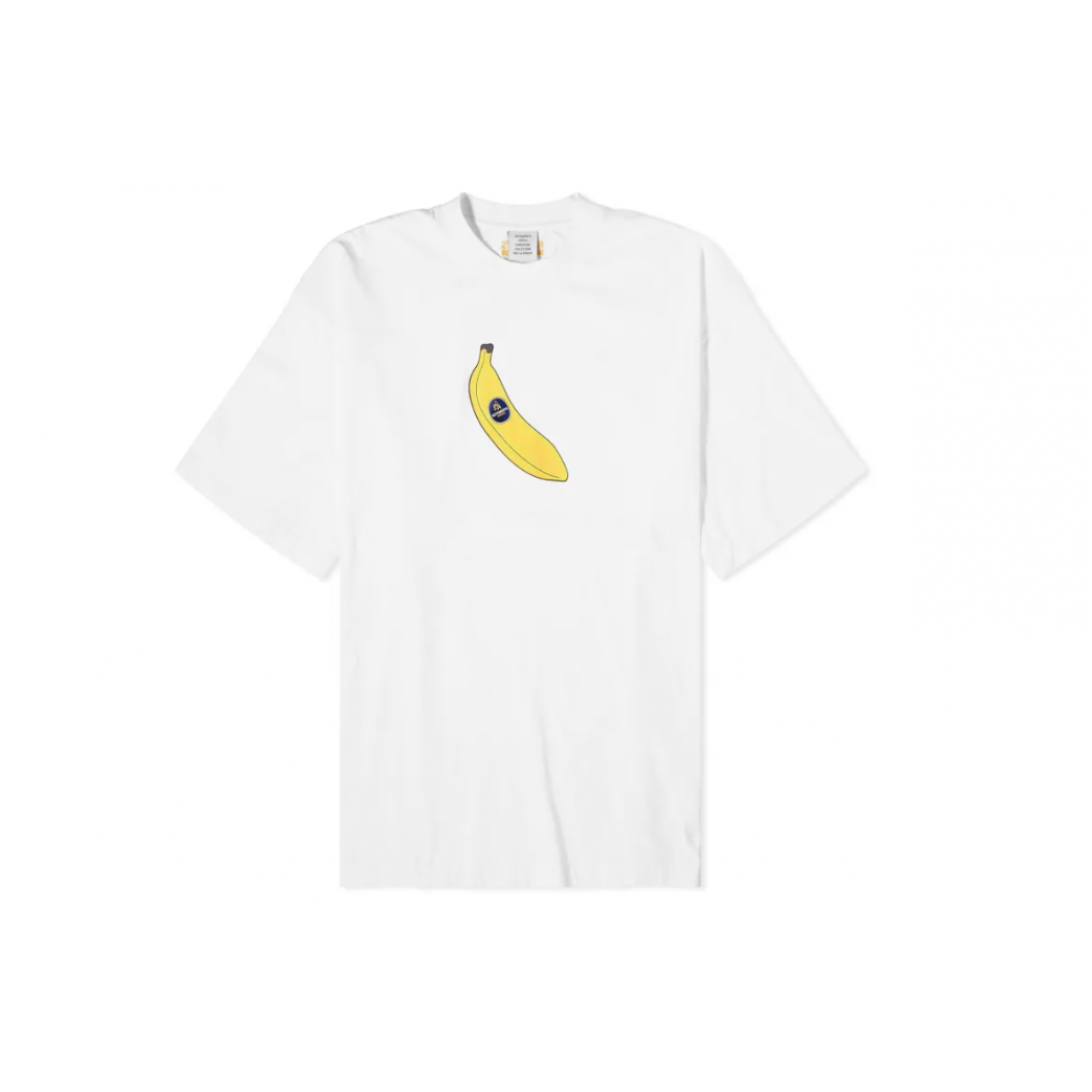 Футболка VETEMENTS Banana T-Shirt White UE64TR380W