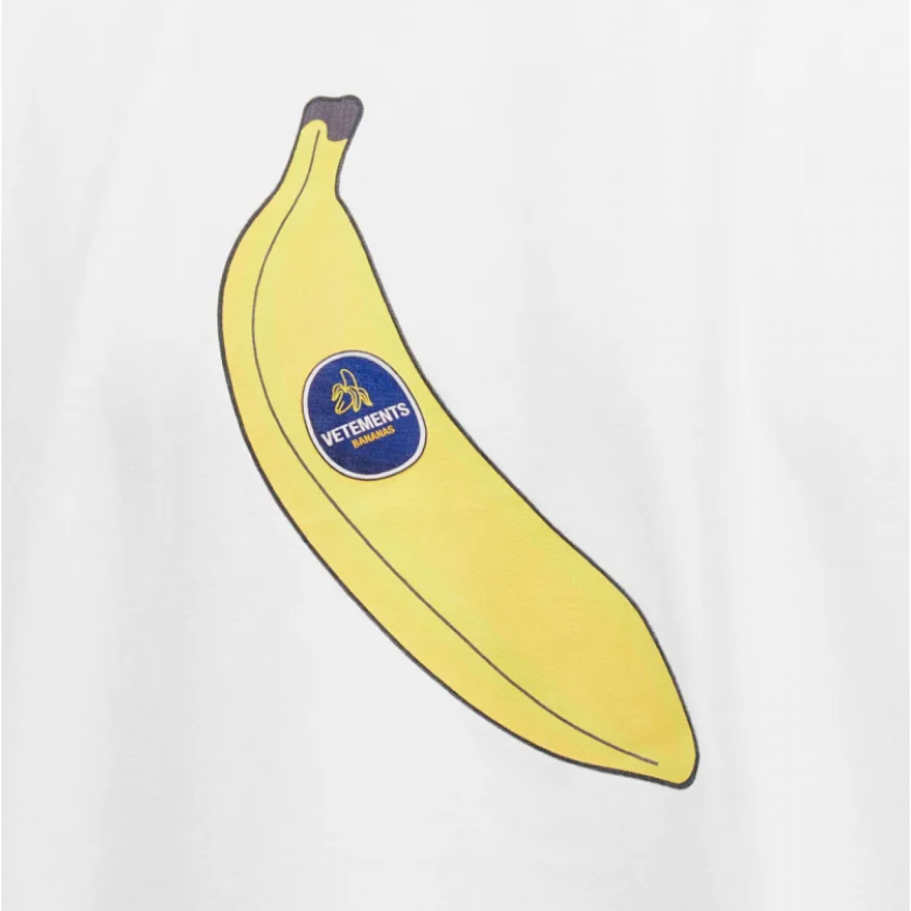 Футболка VETEMENTS Banana T-Shirt White UE64TR380W