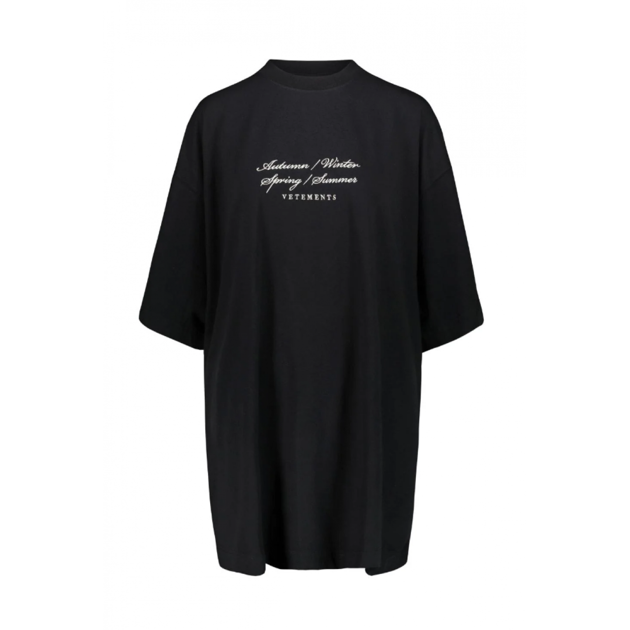 Футболка VETEMENTS Embroidered Logo T-shirt White UE64TR720W
