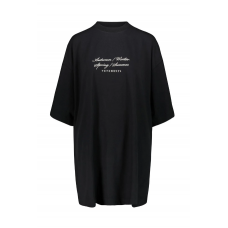 Футболка VETEMENTS Embroidered Logo T-shirt Black