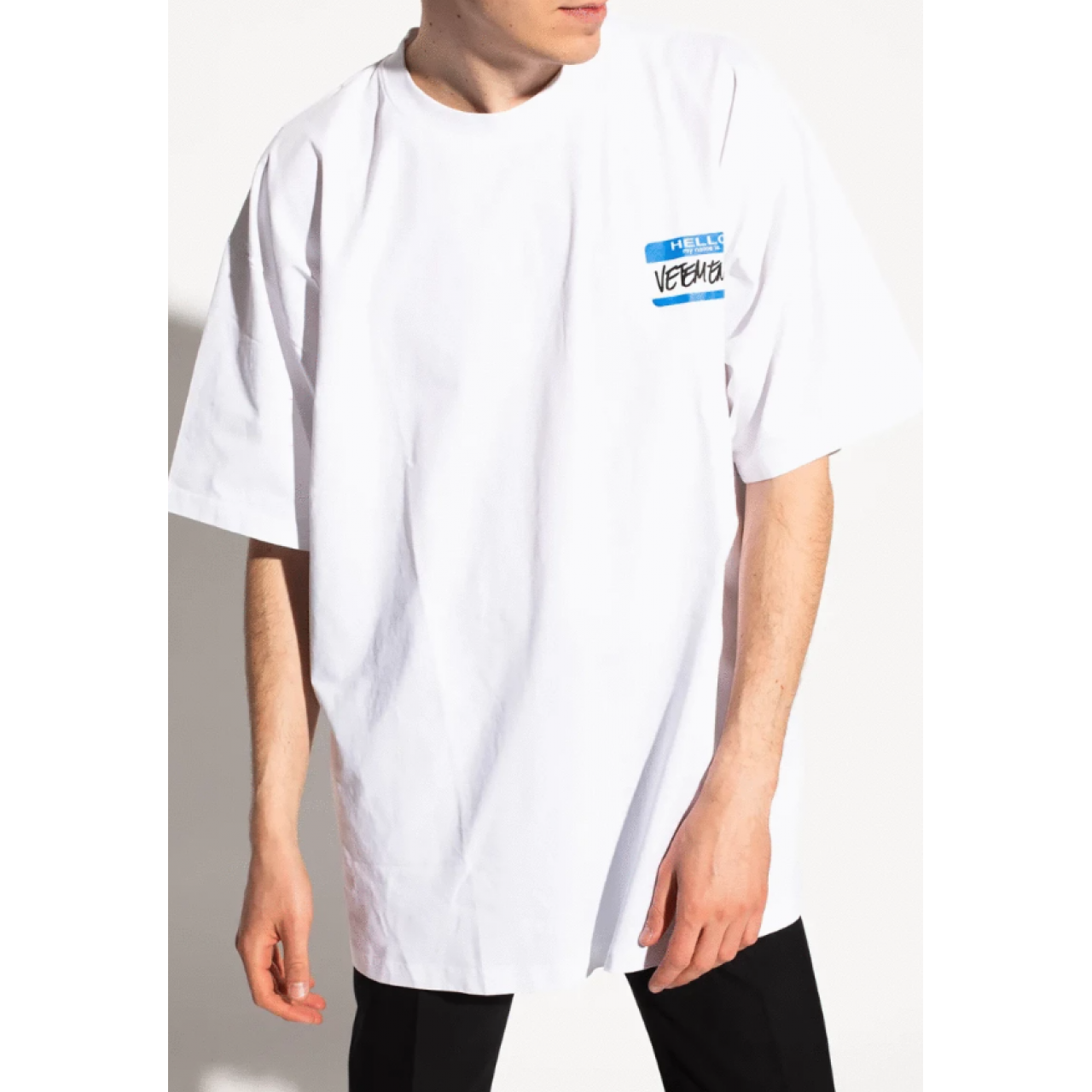 Футболка VETEMENTS My Name is VETEMENTS T-Shirt White Blue