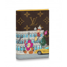 Louis Vuitton Monogram Yellow Passport Cover Christmas Animation 2022