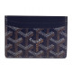 Визитница Goyard Saint-Sulpice card wallet Navy Blue синяя