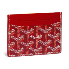 Визитница Goyard Saint-Sulpice card wallet Red