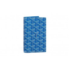 Goyard Grenelle Passport Cover Sky Blue