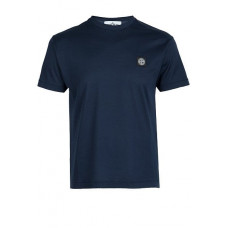 Stone Island Patch Logo T-Shirt Navy Blue