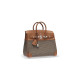 Birkin 25 Mauve Quadrille Swift