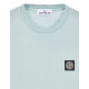 Футболка Stone Island Mens Patch T-Shirt in Sky Blue