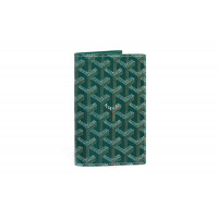 Goyard Grenelle Passport Cover Green