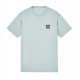 Футболка Stone Island Mens Patch T-Shirt in Sky Blue