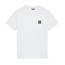 Stone Island Patch Logo T-Shirt White