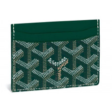 Визитница Goyard Saint-Sulpice card wallet Green