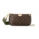 Сумка Louis Vuitton Multi Pochette Accessoires Monogram, коричневый/хаки