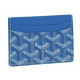 Визитница Goyard Saint-Sulpice card wallet Sky Blue голубая